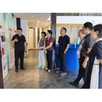 民建省、市领导到鑫蟹会青岛基地考察调研